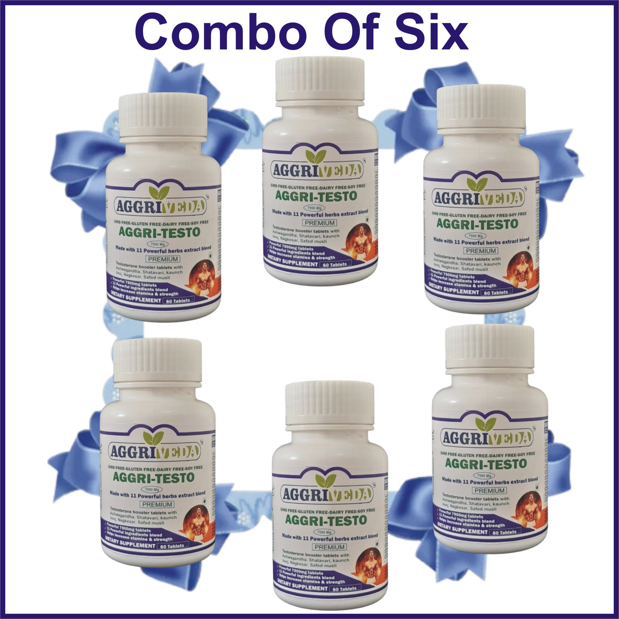 Powerful Testosterone Booster 7900 Mg Pills for Men Made with Ashwagandha 1000 Mg, Tribulus Terrestris 700 Mg, Shatavari 600 Mg, Safed Musli 300 Mg, Salam Panja 200 Mg, Jaiphal 300 Mg, Fenugreek 700 Mg, Akarkara 500 Mg, Bada Gokhru 1400 Mg , Kaunch Beej 1200 Mg & Nagkesar 1000 Mg