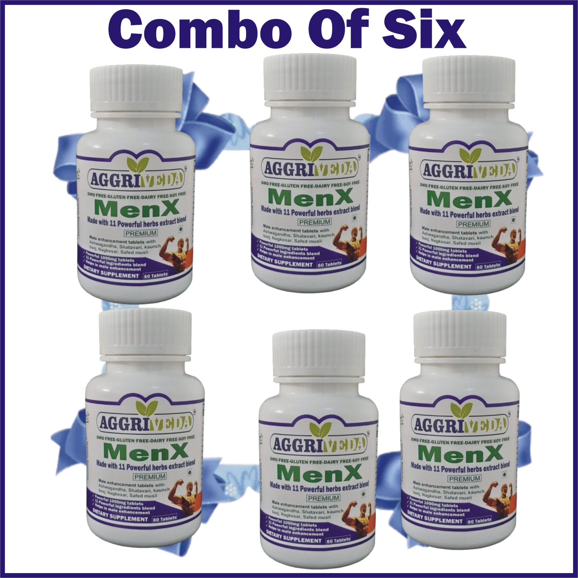 MenX 1000 Mg Tablets for Male Performance | Best ED Relief Pills Made with Ashwagandha Extract, Tribulus Terrestris Extract, Shatavari Extract, Safed Musli Extract, Salam Panja Extract, Jaiphal Extract, Fenugreek Extract, Akarkara Extract, Bada Gokhru Extract, Kaunch Beej Extract & Nagkesar Extract | Powerful 11 Proven Ingredients Blend | Get the Stamina, Strength & Performance | 360 Tablets