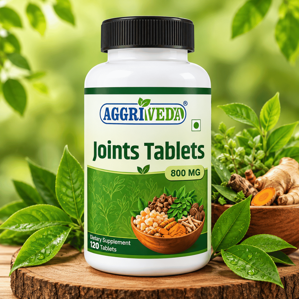 Best Arthritis Pain Relief Joints Tablets 800 Mg Made with Shallaki, Punarnava, Moringa, Turmeric, Ashwagandha and Haritaki | 120 Tablets for Joint Pain Relief | 2 Month Supply